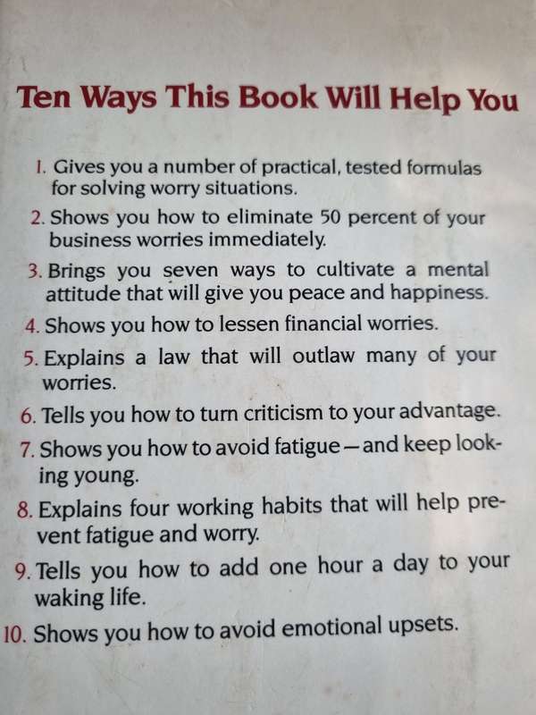 2 BOOKS DALE CARNEGIE How to WIN Friends & Influence People + How to Stop Worrying and Start