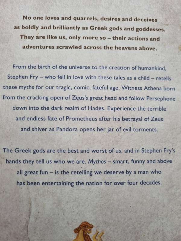 MYTHOS The Greek Myths Retold STEPHEN FRY