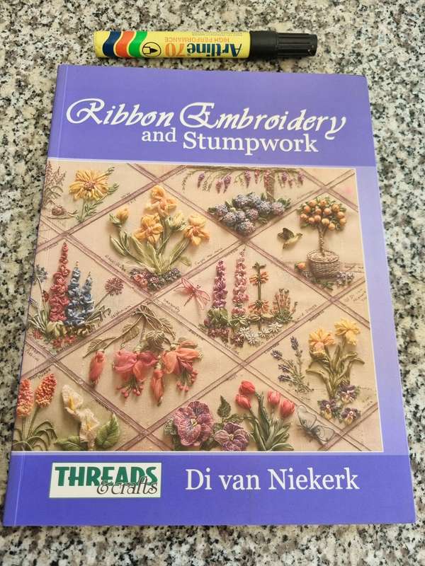 RIBBON EMBROIDERY and STUMPWORK DI van NIEKERK Threads & Crafts