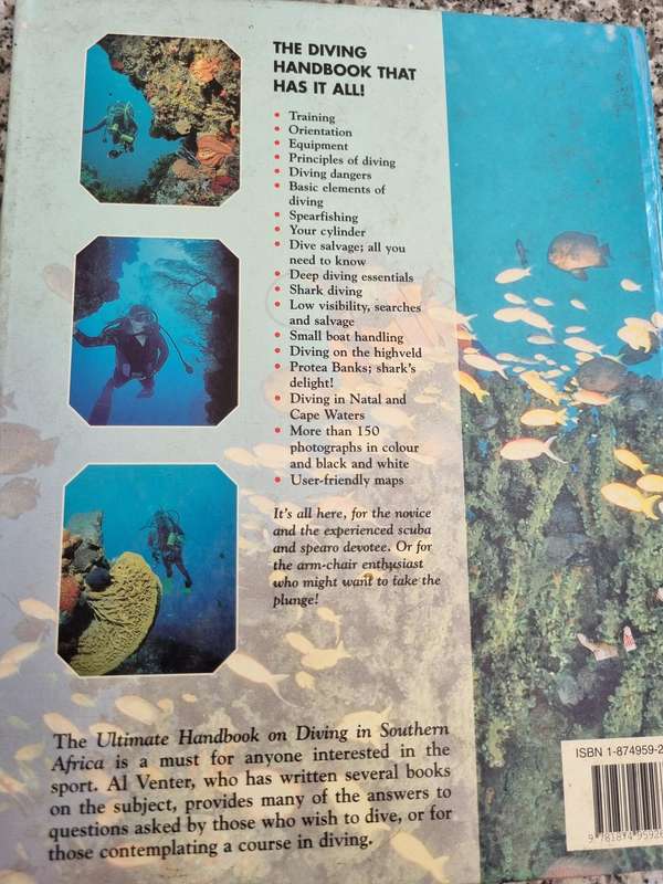 ULTIMATE HANDBOOK ON DIVING IN SOUTHERN AFRICA  AL J VENTER (  skindiving diving history shipwrecks