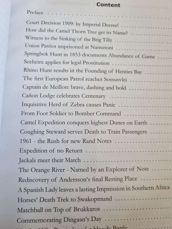 GONDWANA HISTORY MEMORABLE MOMENTS FROM NAMIBIA'S PAST 2011