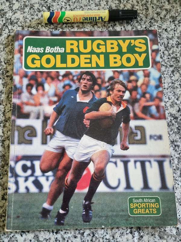 NAAS BOTHA'S GOLDEN BOY South African Sporting Greats First edition 1989 ( Rugby )