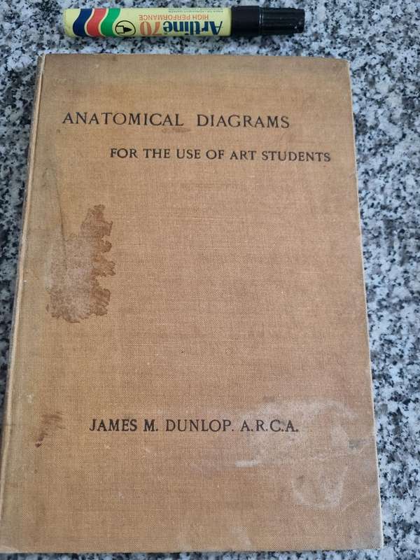 ANATOMICAL DIAGRAMS for the use of ART STUDENTS JAMES M DUNLOP A.R.C.A.