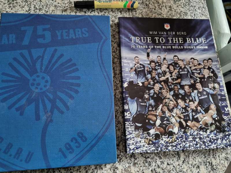 75 Years of BLUE BULLS RUGBY TRUE TO THE BLUE WIM VAN DER BERG with Slipcase 2013