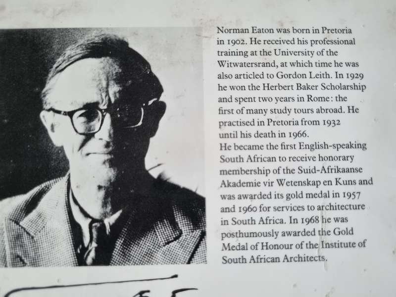 NORMAN EATON ARCHITECT A study of the work of the South African 1902 - 1966 CLINTON HARROP-ALLIN