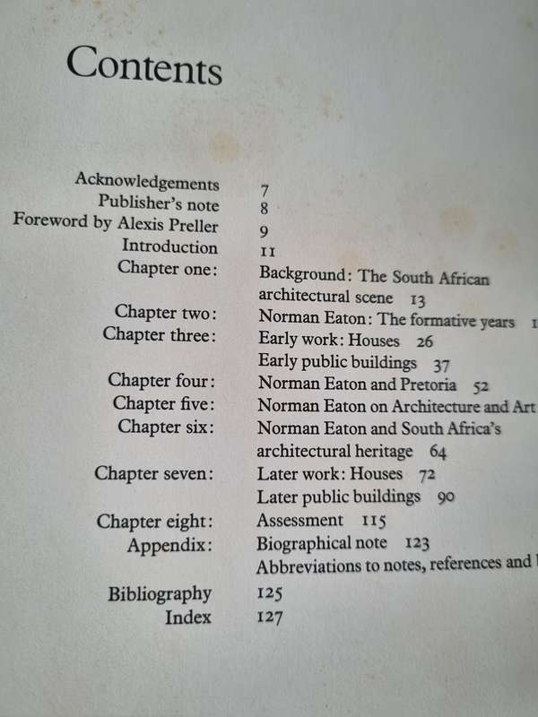NORMAN EATON ARCHITECT A study of the work of the South African 1902 - 1966 CLINTON HARROP-ALLIN