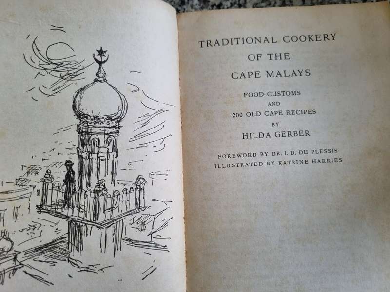 HILDA GERBER TRADITIONAL COOKERY OF THE CAPE MALAYS cooking cook books