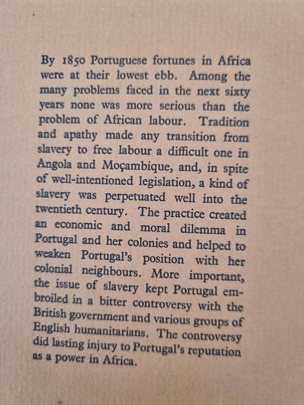A QUESTION OF SLAVERY Labour policies in Portuguese Africa 1850 -1920 JAMES DUFFY