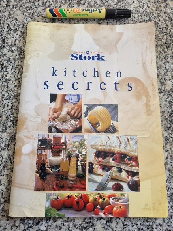 STORK KITCHEN SECTRETS including baking and cooking tips from Stork Test Kitchen