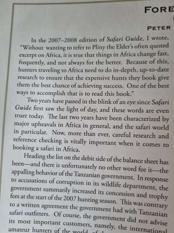 SAFARI GUIDE 11 Ed. PETER FLACK & Dr. JACQUELINE K NEUFELD (Big game hunting ) ( Guide II )