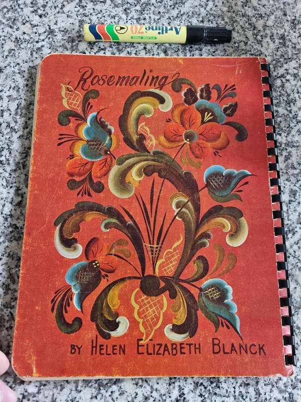 ROSEMALING the beautiful NORWEGIAN ART HELEN ELIZABETH BLANCK Volume 1 Instructions & Designs