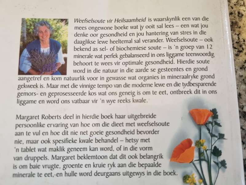 MARGARET ROBERTS WEEFSELSOUTE VIR HEILSAAMHEID