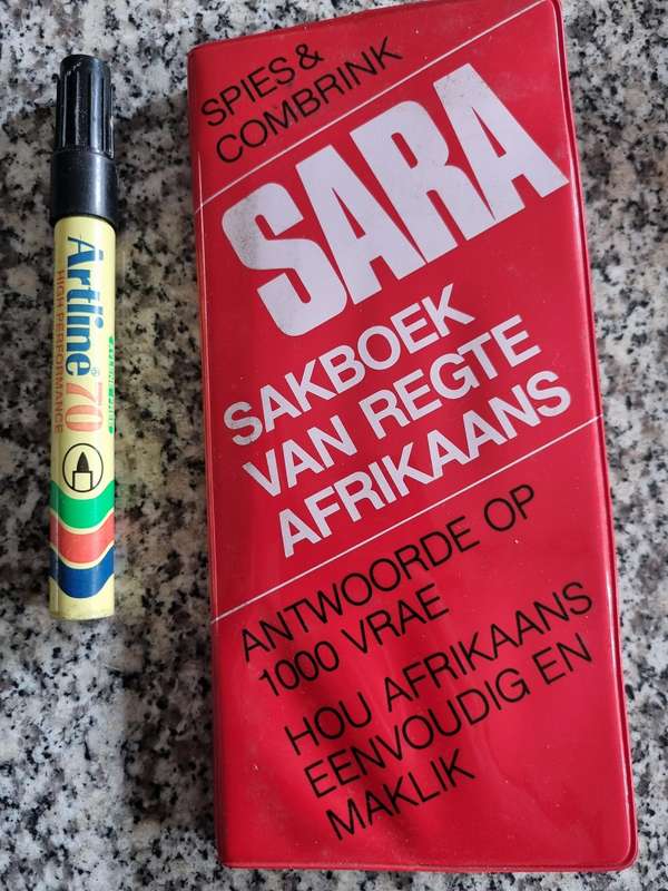 SPIES & COMBRINK SARA SAKBOEK VAN REGTE AFRIKAANS Antwoorde op 1000 Vrae ...