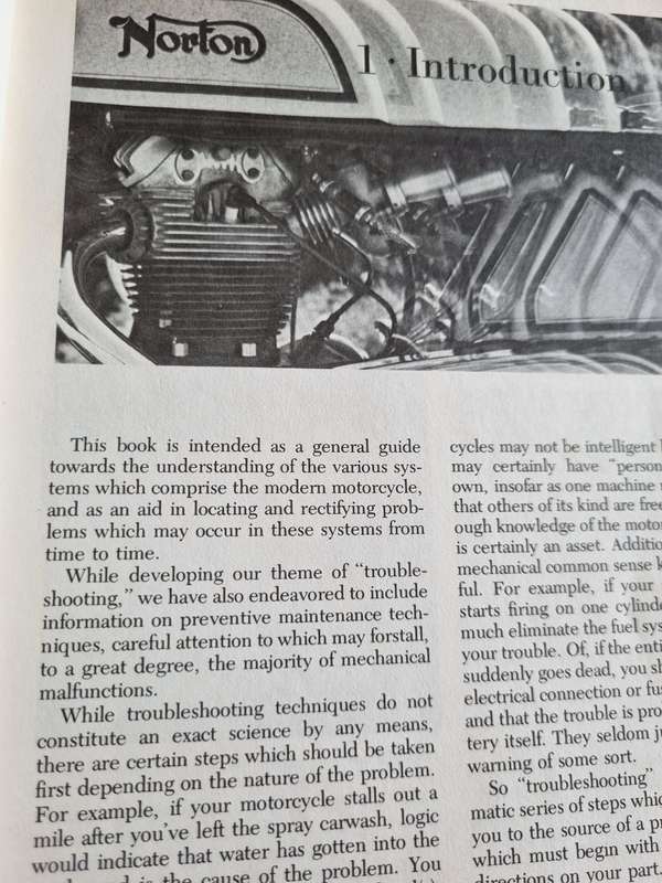 CHILTON'S Motorcycle Troubleshooting Guide 2nd Ed. 1977 Two and Four Stroke motor cycles