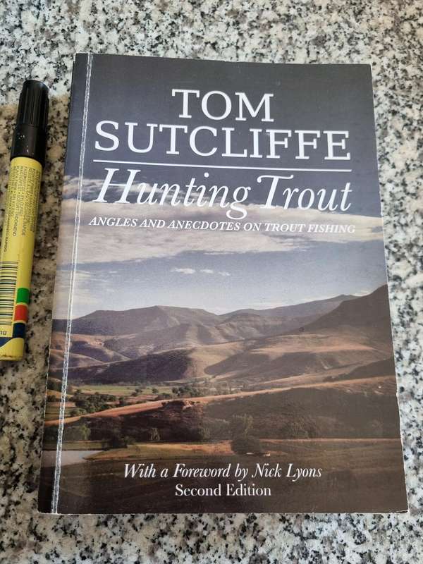 HUNTING TROUT Angles and Anecdotes on Trout Fishing  by  TOM SUTCLIFFE
