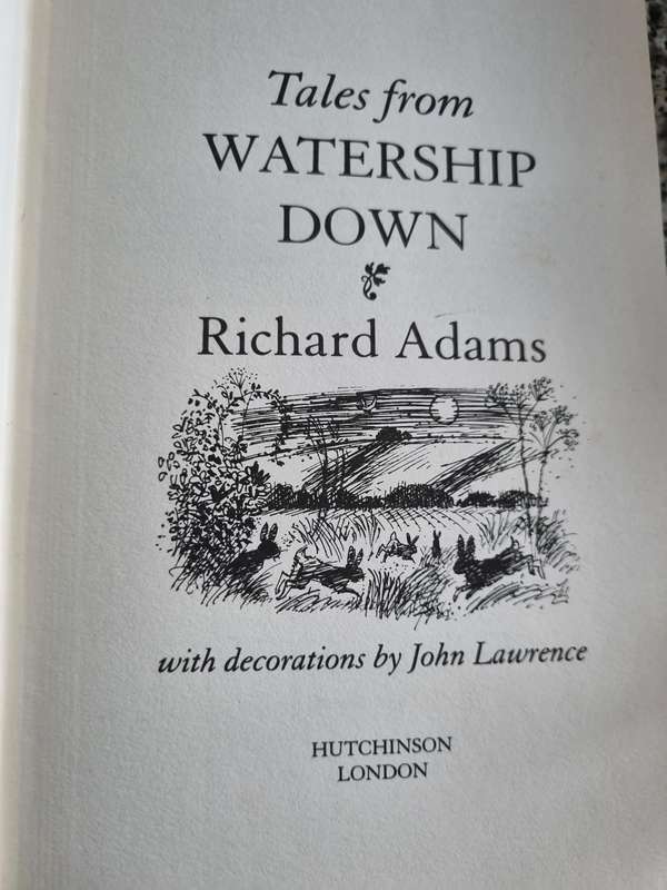TALES FROM WATERSHIP DOWN RICHARD ADAMS Long awaited return to the magical world of his classic nove