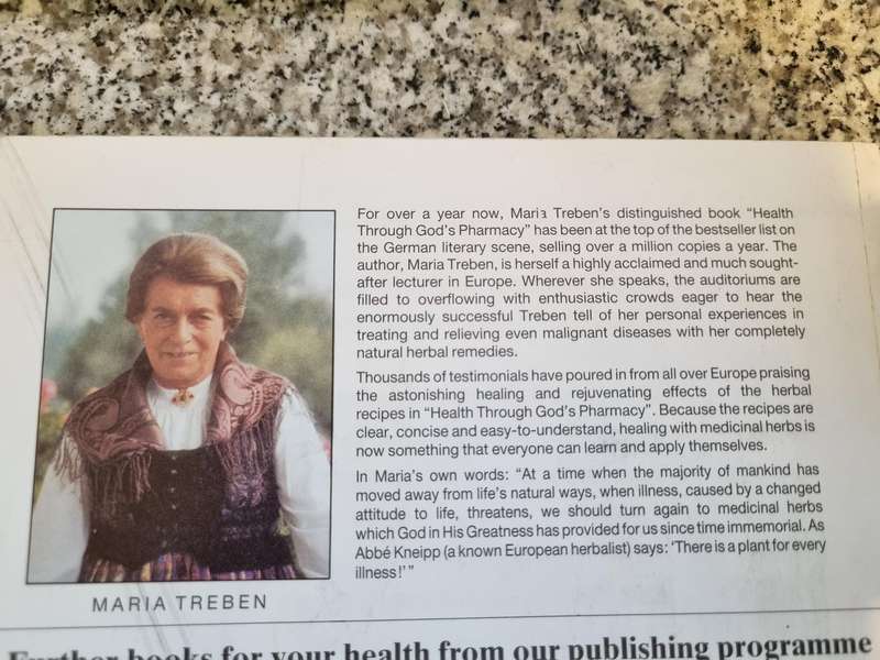HEALTH TROUGH GOD`S PHARMACY MARIA TREBEN Advice and experiences with medicinal herbs