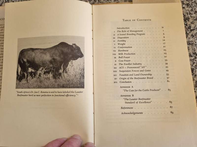 THE LASATER PHILOSOPHY OF CATTLE RAISING by LAURENCE M LASATER 1972  cattle farming