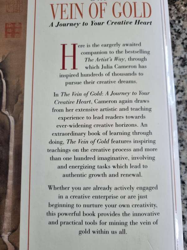 THE VEIN OF GOLD A Journey to your Creative Heart JULIA CAMERON ( Author of The Artists Way )