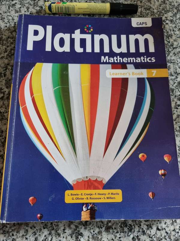 PLATINUM Mathematics GRADE 7 LEARNERS BOOK 7 CAPS L BOWIE E CRONJE et  al