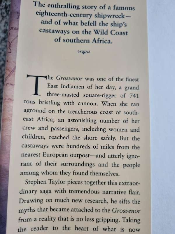 CALIBAN'S SHORE Wreck of the Grosvenor & the Strange Fate of the Survivors STEPHEN TAYLOR  hardcover