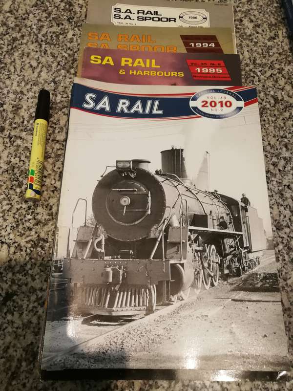 BUNDLE OF 12 S A RAIL MAGAZINES Official Journal Railway Society of Southern Africa ( trains )
