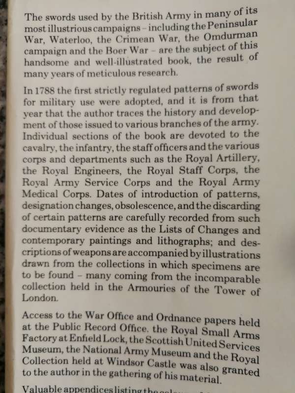 SWORDS OF THE BRITISH ARMY The Regulation Patterns 1788-1914 BRIAN ROBSON