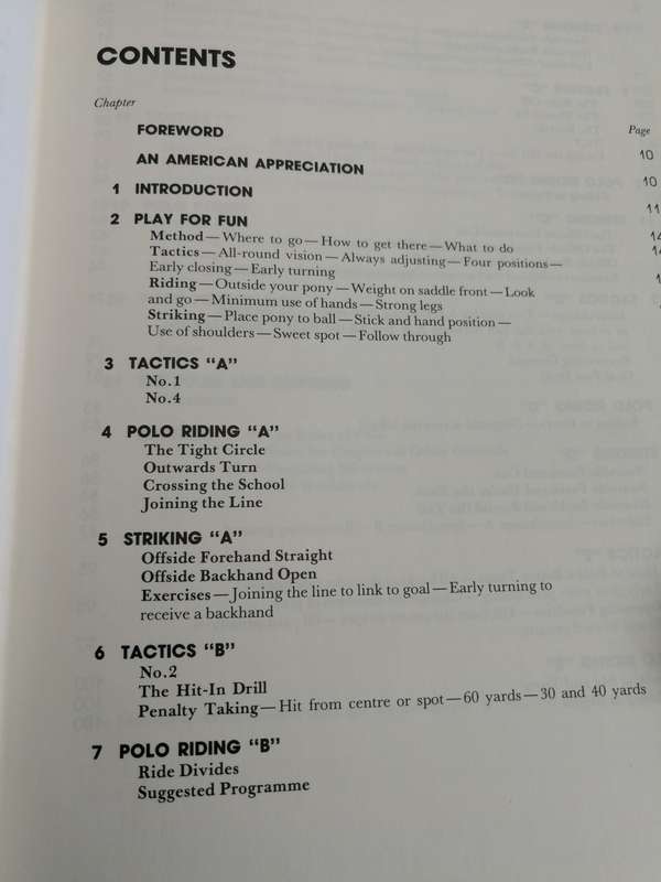 POLO VISION HUGH DAWNAY  Reprint 1986  ( horses horse riding )