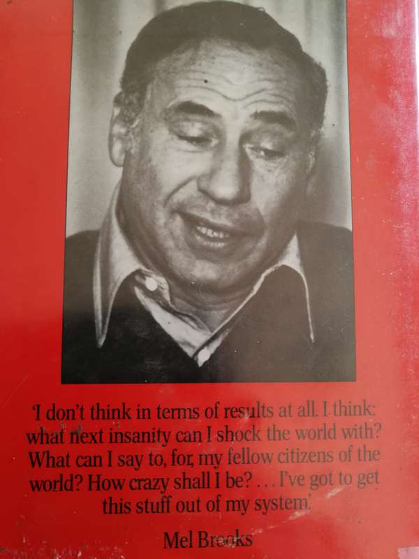 THE COMIC ART OF MEL BROOKS MAURICE  YACOWAR ( films acting comedian actor cinema )