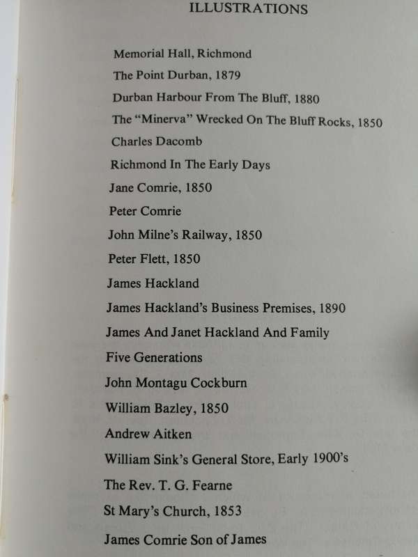 YESTERDAYS THE STORY OF RICHMOND ALICE HOPE 1969 ( KwaZulu Natal history Voortrekkers Byrne Settlers
