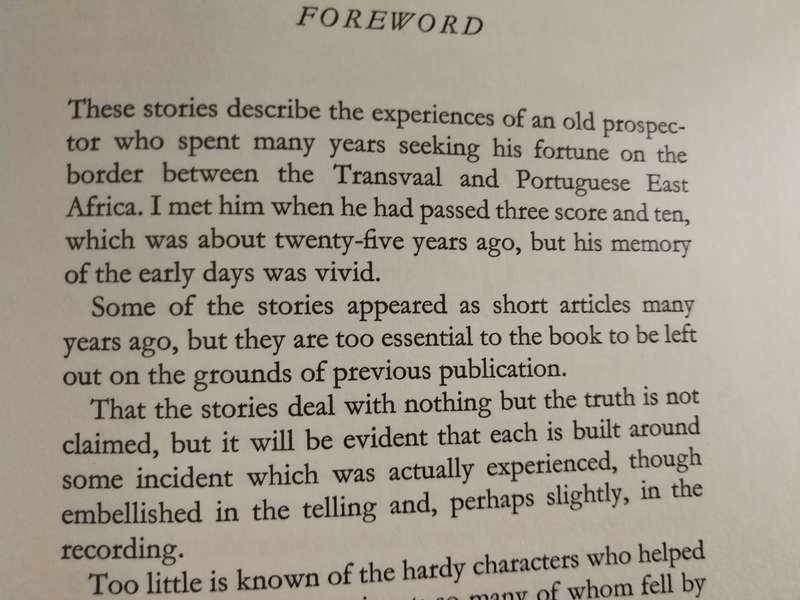 OLD DUSTY OF THE LOW VELD GEORGE CAMPBELL ( LIFE OF AN OLD PROSPECTOR ) 1964