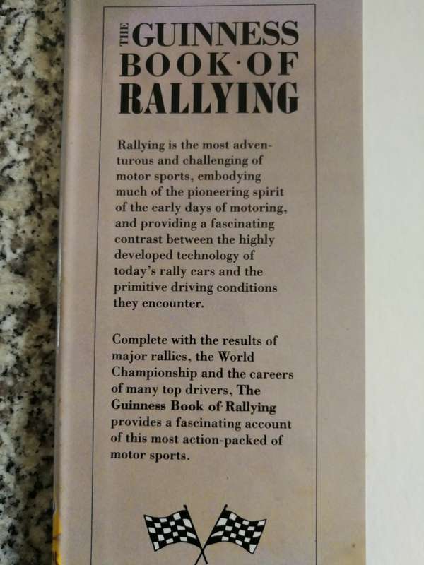 THE GUINNESS BOOK OF RALLYING JOHN DAVENPORT (  rally motorsport motor racing )