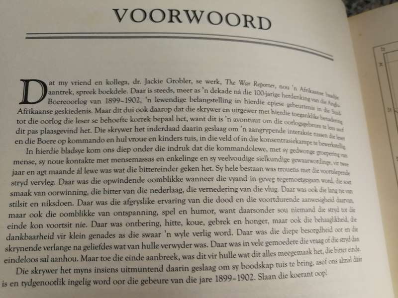 OORLOG -BEELD NUUSBLAD OOR DIE STRYD TUSSEN BOER EN BRIT JACKIE GROBLER  Boeroorlog Afrikaans