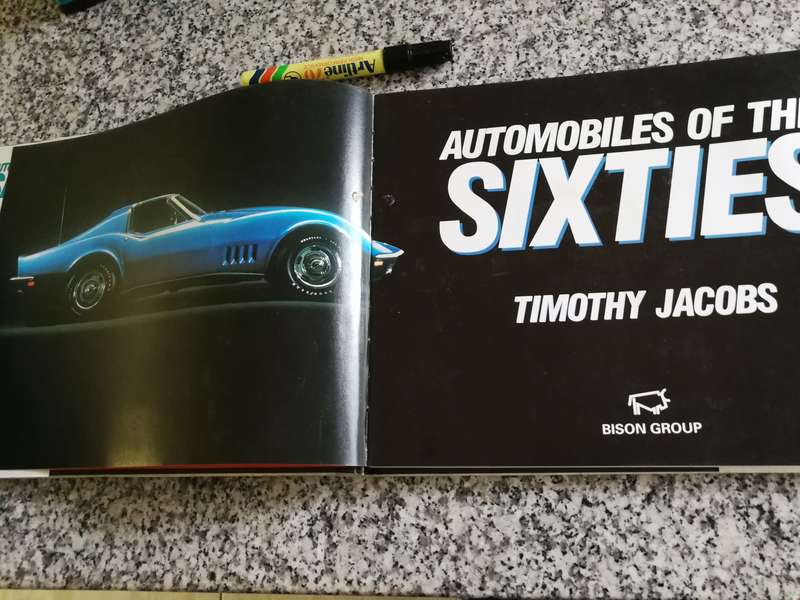 AUTOMOBILES OF THE SIXTIES TIMOTHY JACOBS  ( MOTOR CARS  MOTORCARS )