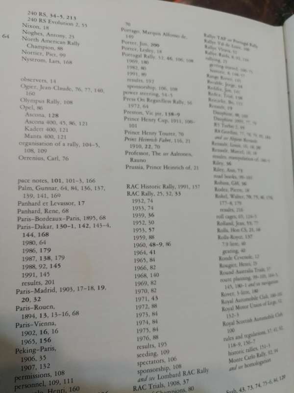 THE GUINNESS BOOK OF RALLYING JOHN DAVENPORT (  rally motorsport motor racing )