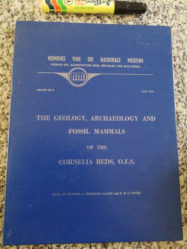 The Geology Archaeology & Fossil Mammals of the CORNELIA BEDS OFS KARL W BUTZER  et al Museum