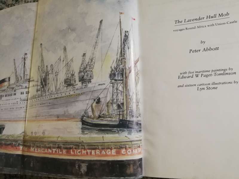 UNION CASTLE LAVENDER HULL MOB Voyages around Africa  PETER ABBOTT 20th Century shipping travel