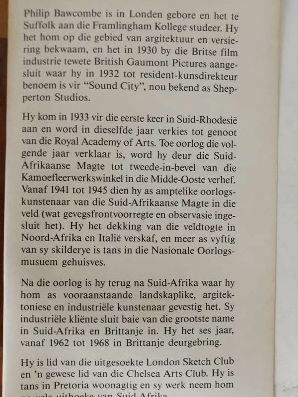 POTCHEFSTROOM 1838 - 1988 PHILIP BAWCOMBE Fwd. Prof. Tjaart van der Walt Text in English & Afrikaans