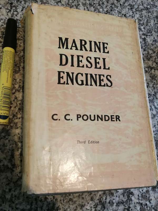 MARINE DIESEL ENGINES C C POUNDER Third Edition 1965 Engineering  ships