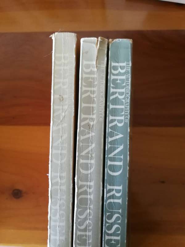 Bertrand Russell Autobiography 3 Volume Softcover Set