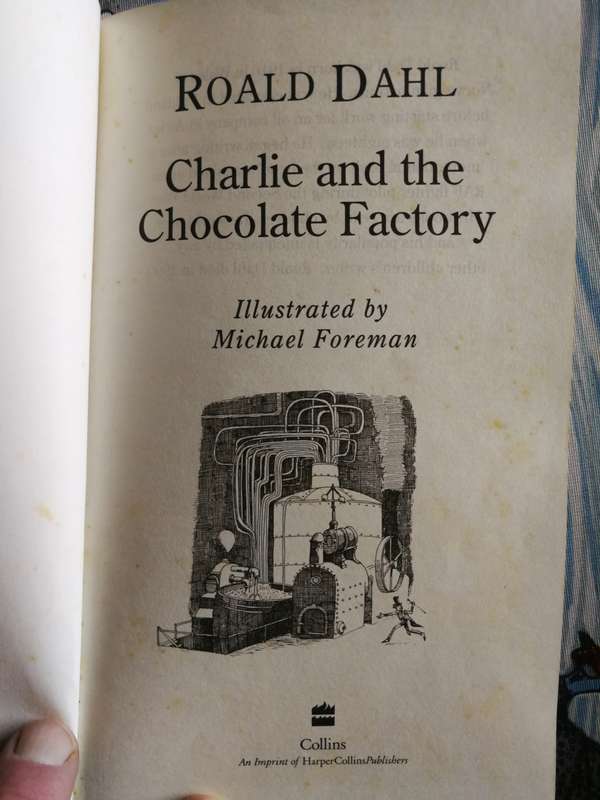 CHARLIE AND THE CHOCOLATE FACTORY ROALD DAHL ( hardcover )