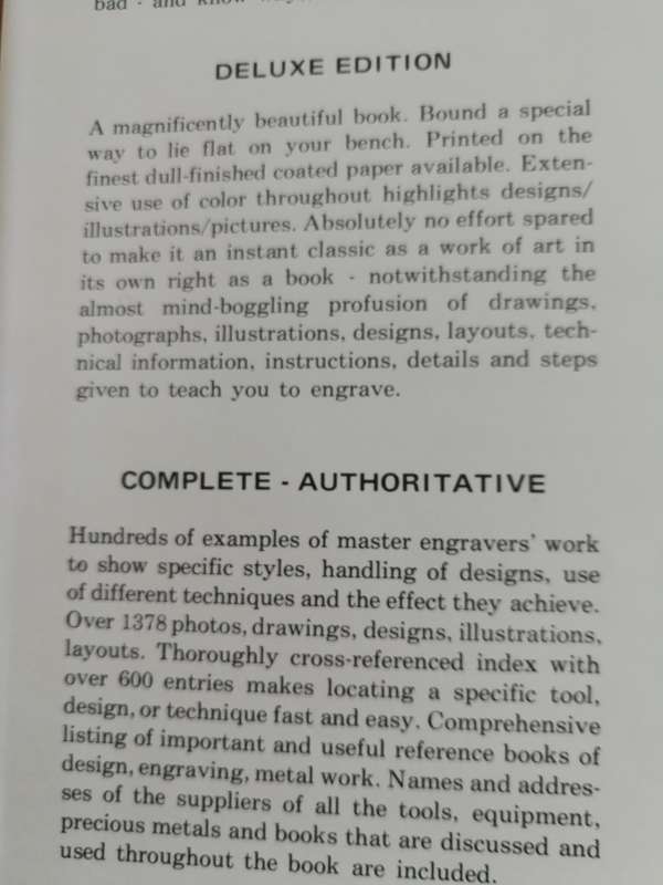 THE ART OF ENGRAVING JAMES B MEEK A Book of Instructions ( trophies jewellery etc )