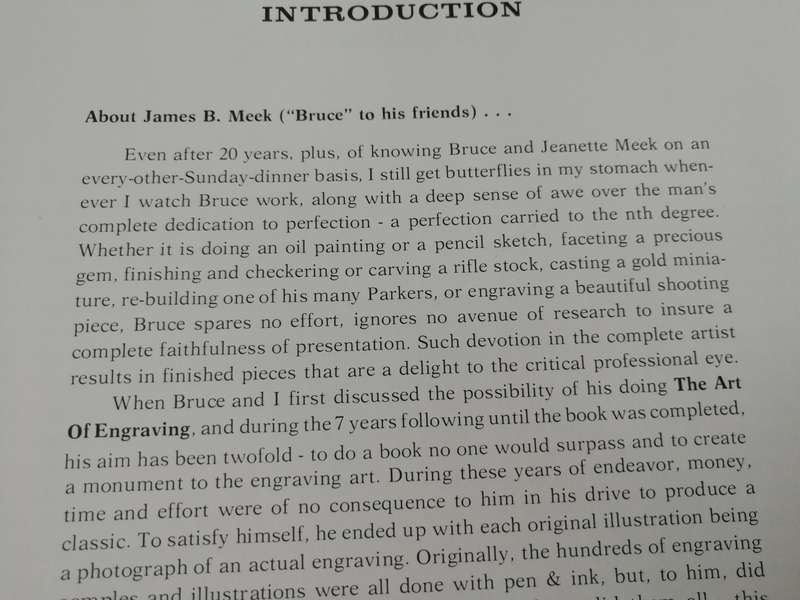 THE ART OF ENGRAVING JAMES B MEEK A Book of Instructions ( trophies jewellery etc )
