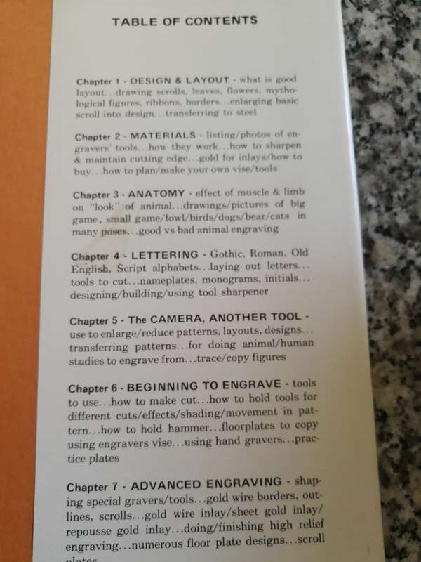 THE ART OF ENGRAVING JAMES B MEEK A Book of Instructions ( trophies jewellery etc )