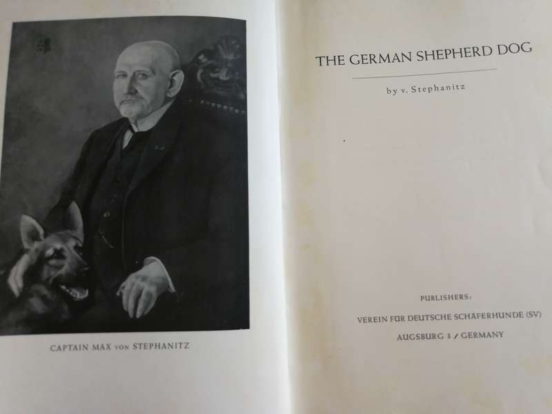 THE GERMAN SHEPERD DOG by Capt. v STEPHANITZ 8th Revised and Enlarged Edition