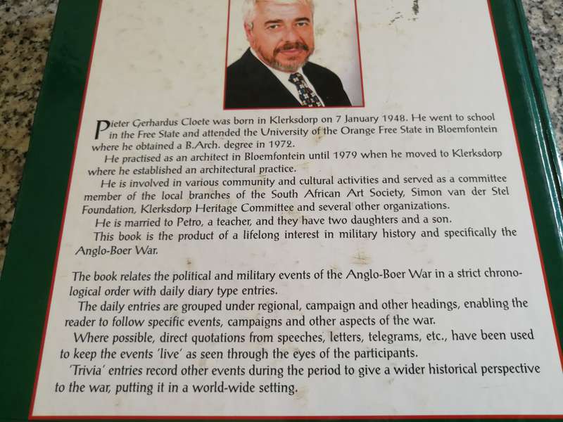 THE ANGLO BOER WAR A CHRONOLOGY PIETER G CLOETE