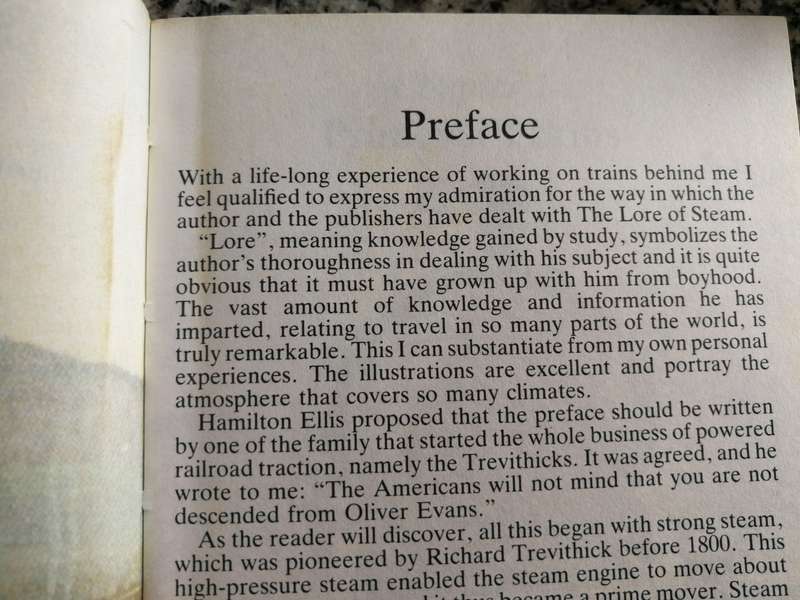THE LORE OF STEAM C HAMILTON ELLIS A Comprehensive and Authoritative Guide illustrated ( Trains  )