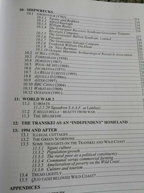 A HISTORY OF THE WILD COAST CLIVE DENNISON  SIGNED ( formally  Transkei ) ( includes shipwrecks )