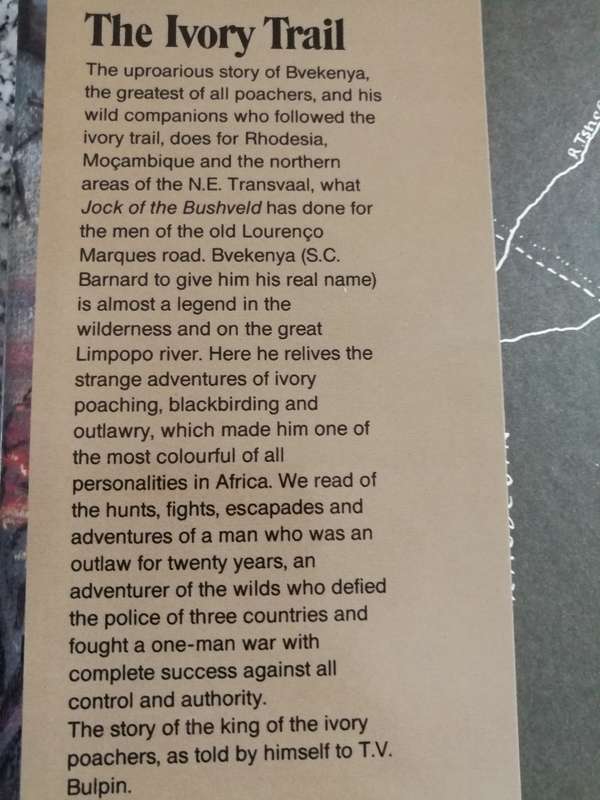 T V BULPIN THE IVORY TRAIL Second Edition 1967