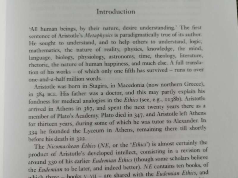 NICOMACHEAN ETHICS ARISTOTLE Edited by ROGER CRISP Cambridge Texts in the History of Philosophy